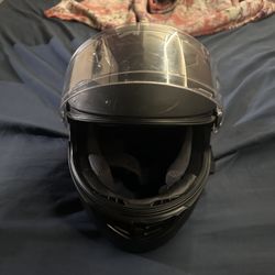 HJC Matte Black Full Face Helmet (size Medium)