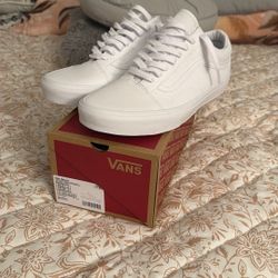 Vans Old Skool Shoes / True White / Men’s 10.5