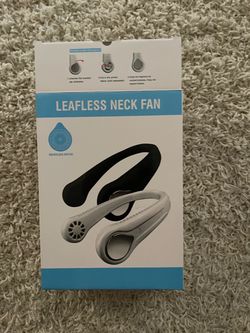 Leafless Neck Fan with Brushless Motor