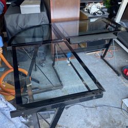 Glass Computer Desk