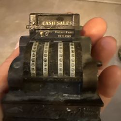 Cash Register Pencil Sharpener Die-Cast Metal Mini Replica National  Vintage