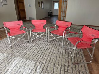Coleman folding camping lawn chairs