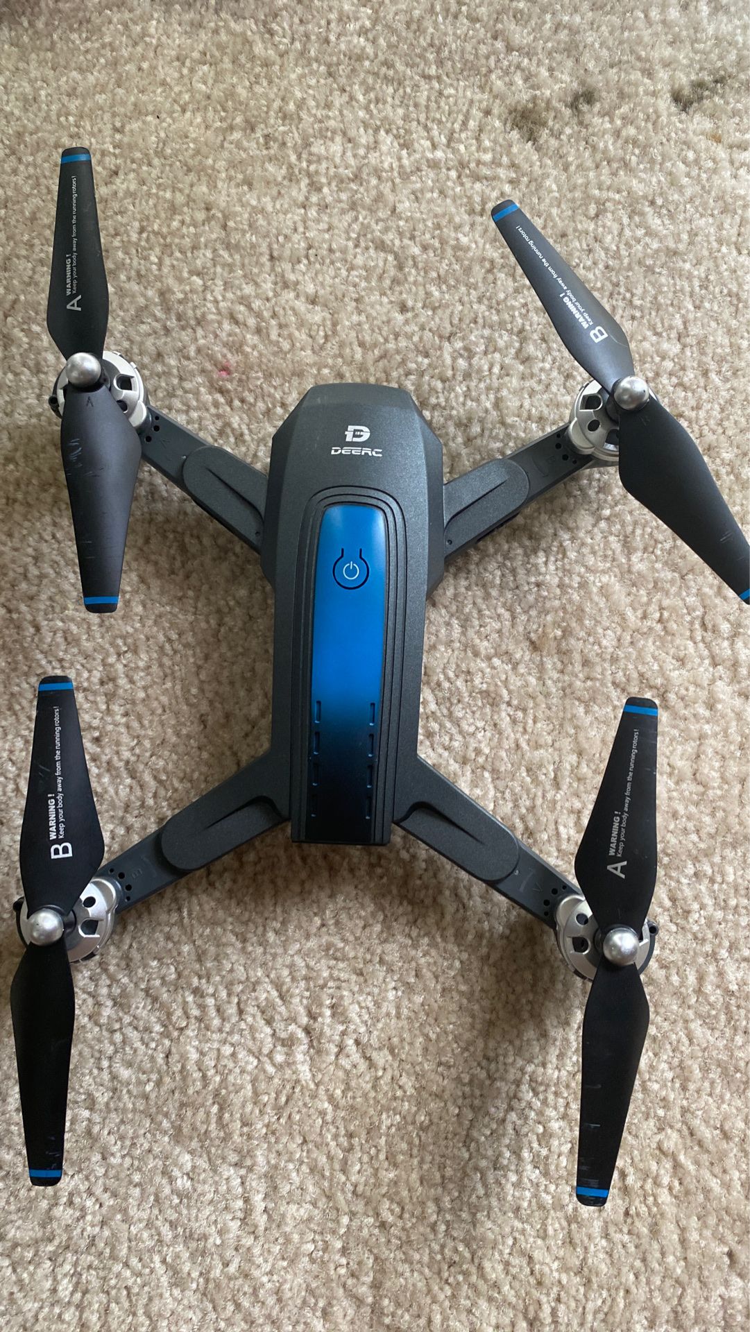 Deerc D10 drone. With camera, video, and image transmission