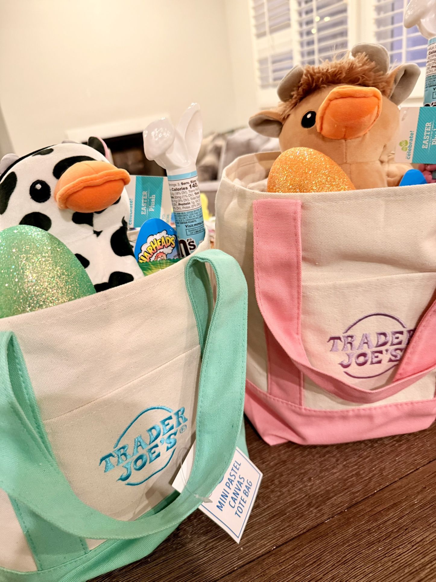 Mini Pastel Trader Joe Easter Baskets