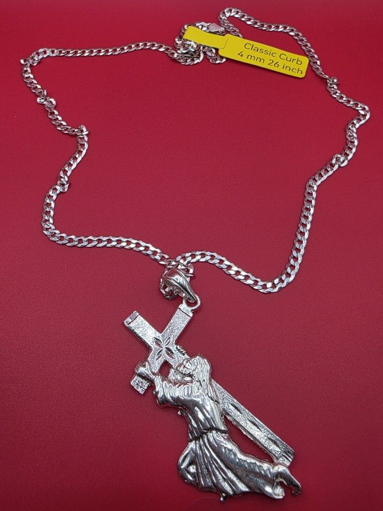 925 Sterling Silver Chain W/ Charm 