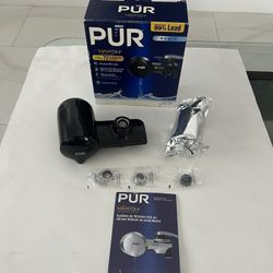 NEW- PUR Maxion Advanced Water Faucet Filtration System, Black 