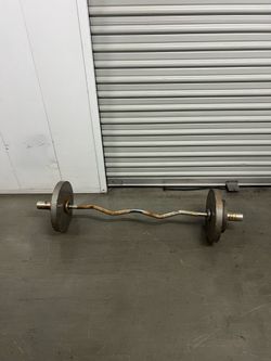 Olympic curl bar