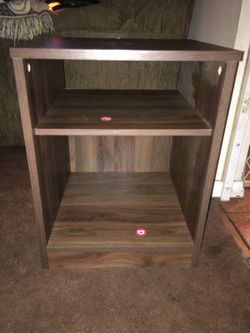 Side storage table