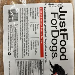 $80 / Dog Food For Sale / JustFoodForDogs / 10 Frozen Packs