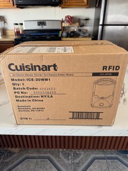 Cuisinart ICE-20WM1 Ice Cream & Sorbet Maker