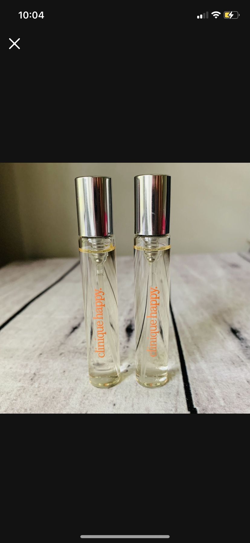 2x clinique happy perfume spray 0.17 Oz Each