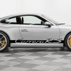 Custom Porsche 911 2012-2019 991 Carrera RS Stripe Side Graphic Decal Set