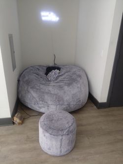 Lovesac Big One and Ottoman