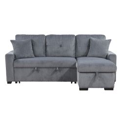 Sectional With Pull-out Bed & Storage