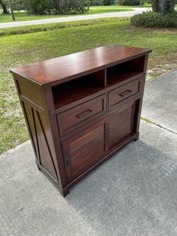 Wood TV Stand
