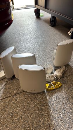 Netgear Orbi RBR750 WiFi 6 Mesh Router with 3 satellites