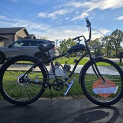 BRAND NEW 80CC CRUISER MOTORIZED BICYCLE 