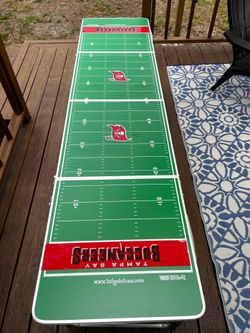Tampa Bat Bucs Beer Pong Tailgate Table