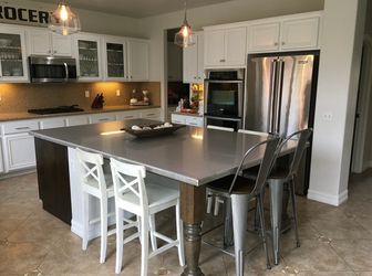 Kitchen Island Stainless Steel Countertop