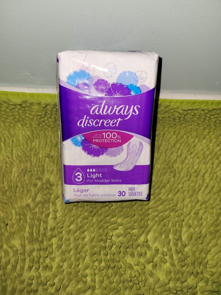 Always Discreet 30 Pads