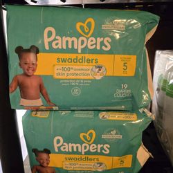Pampers Size 5 Diapers 