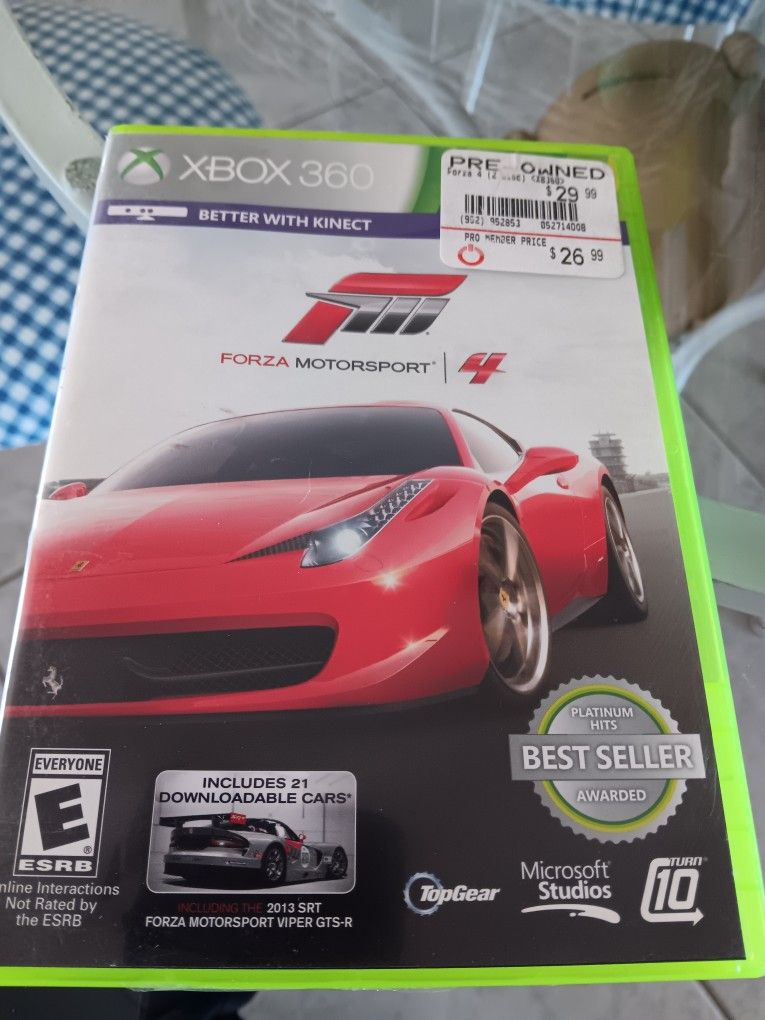 Xbox 360 Forza Motosport 4