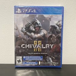 Chivalry II PS4 + PS5 NEW SEALED PlayStation Free Upgrade War Video Game