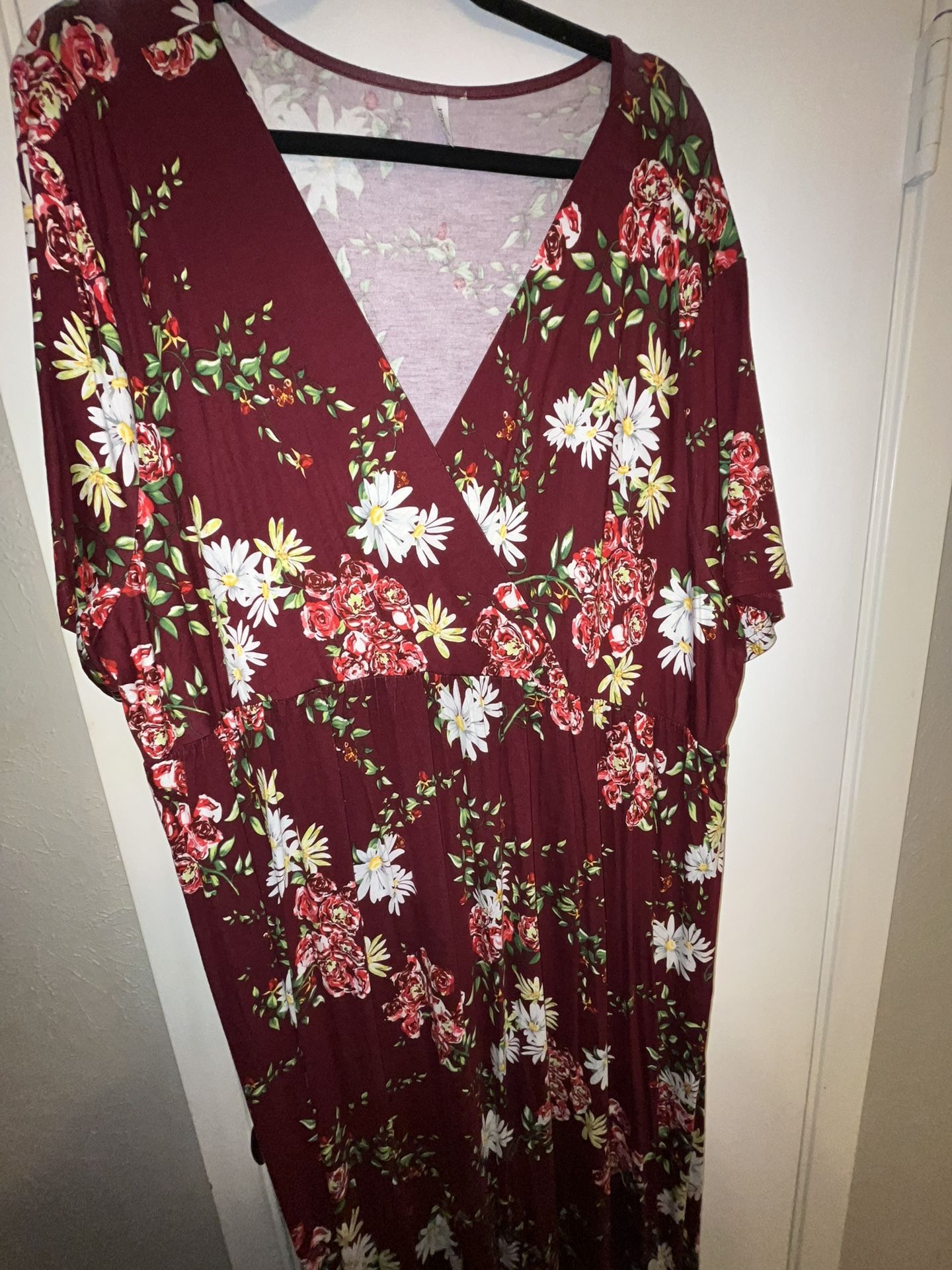 PLUS SIZE COMFORTABLE MAXI DRESS