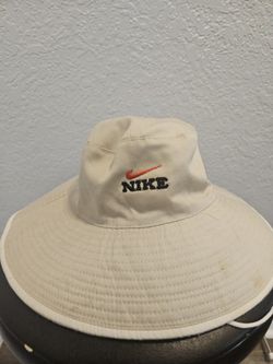 Vtg Nike Tan Bucket Hat 