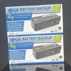 Brand New 900V Tripp Lite Battery Backup Bundle