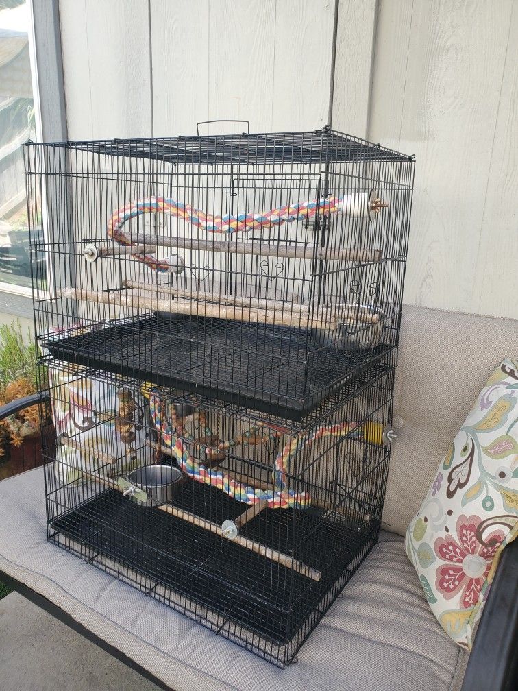 2 Bird Cages