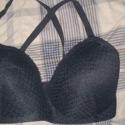 Maidenform Self Expression Womens Wireless 38DD Black Bra 