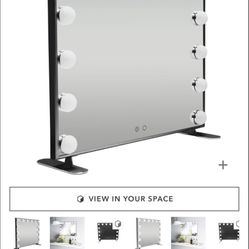 Impressions vanity Touch Duo-tone Wide LEF Makeup  Mirror 