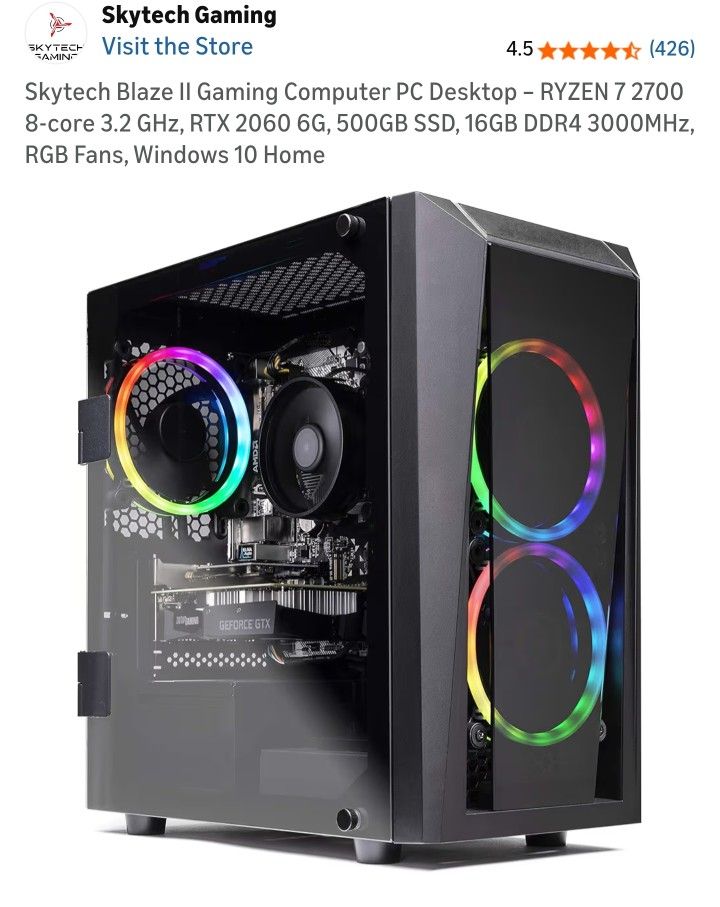 Used Skytech Gaming PC