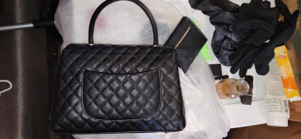 Vintage Authentic Chanel Purse Wallet Combo