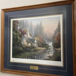 Thomas Kinkade “Foothill Forest Chapel”