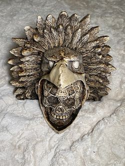Aztec Eagle Warrior Skull