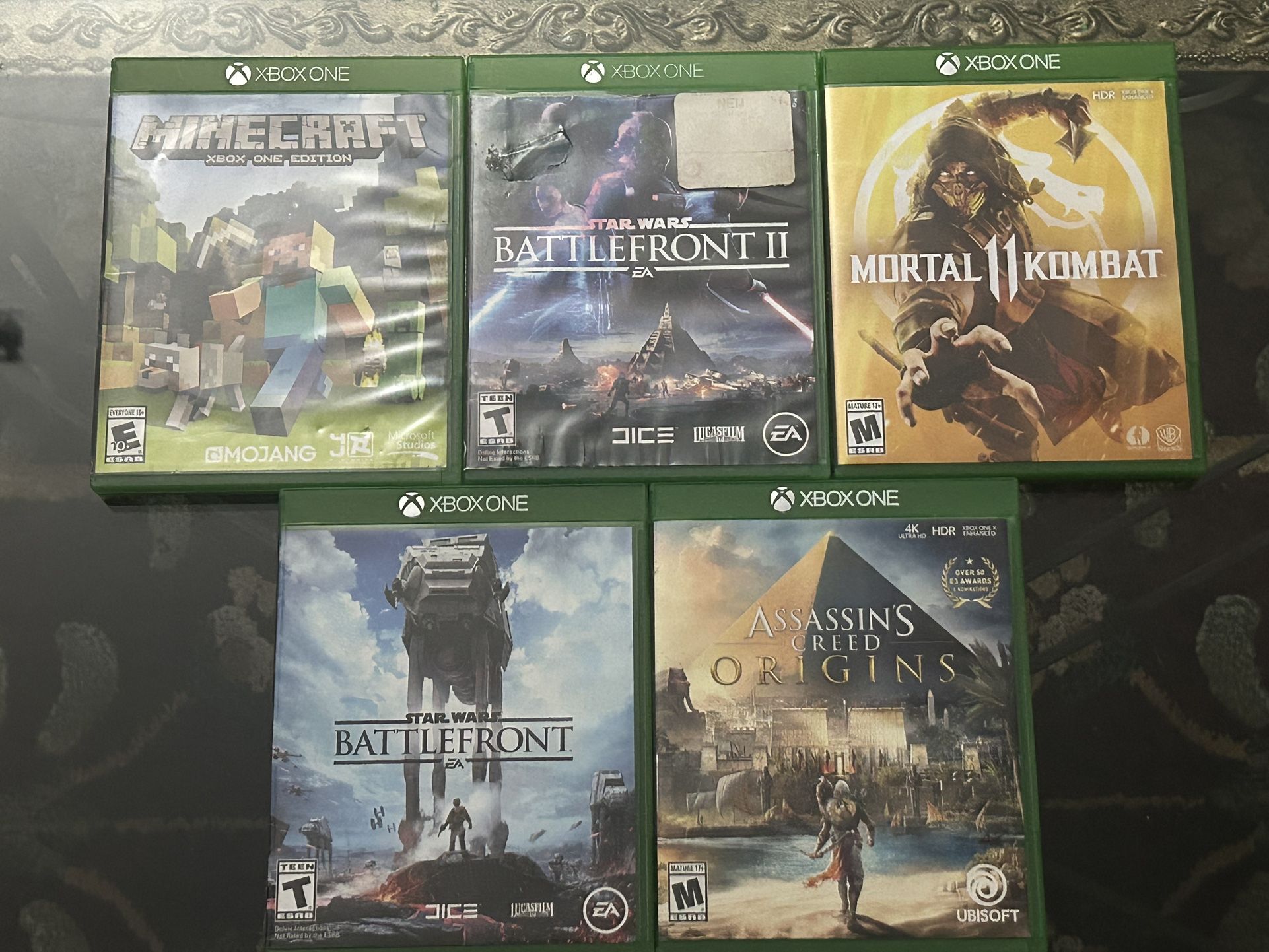 Xbox One Games - Star Wars, Minecraft, Mortal Kombat, And Assassin’s Creed