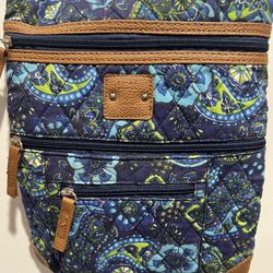 Stone Mountain Paisley Print Hipster Crossbody  Purse Handbag