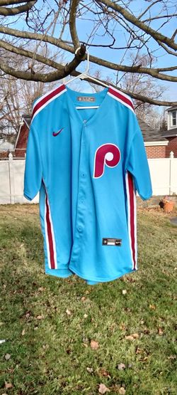 Philadelphia Phillies Kyle Schwarber Power Blue Jersey 