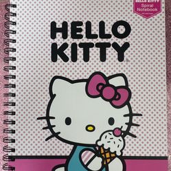 NWT Hello Kitty Spiral Notebook