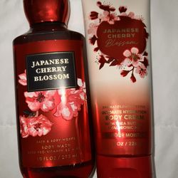 Japanese Cherry Blossom Body Wash And Cream 