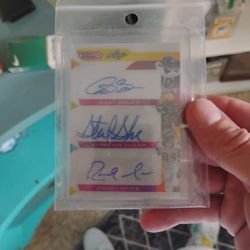 3 Autos On 1 Card