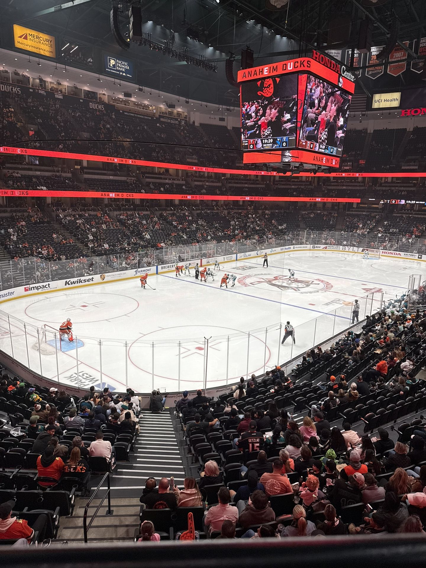 Anaheim Ducks Tickets (2) Vs Carolina Hurricane 10/16