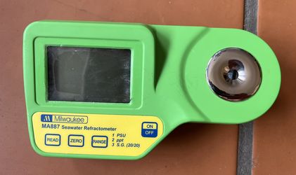 Milwaukee MA887 Digital Salinity Refractometer Tester Reef Saltwater