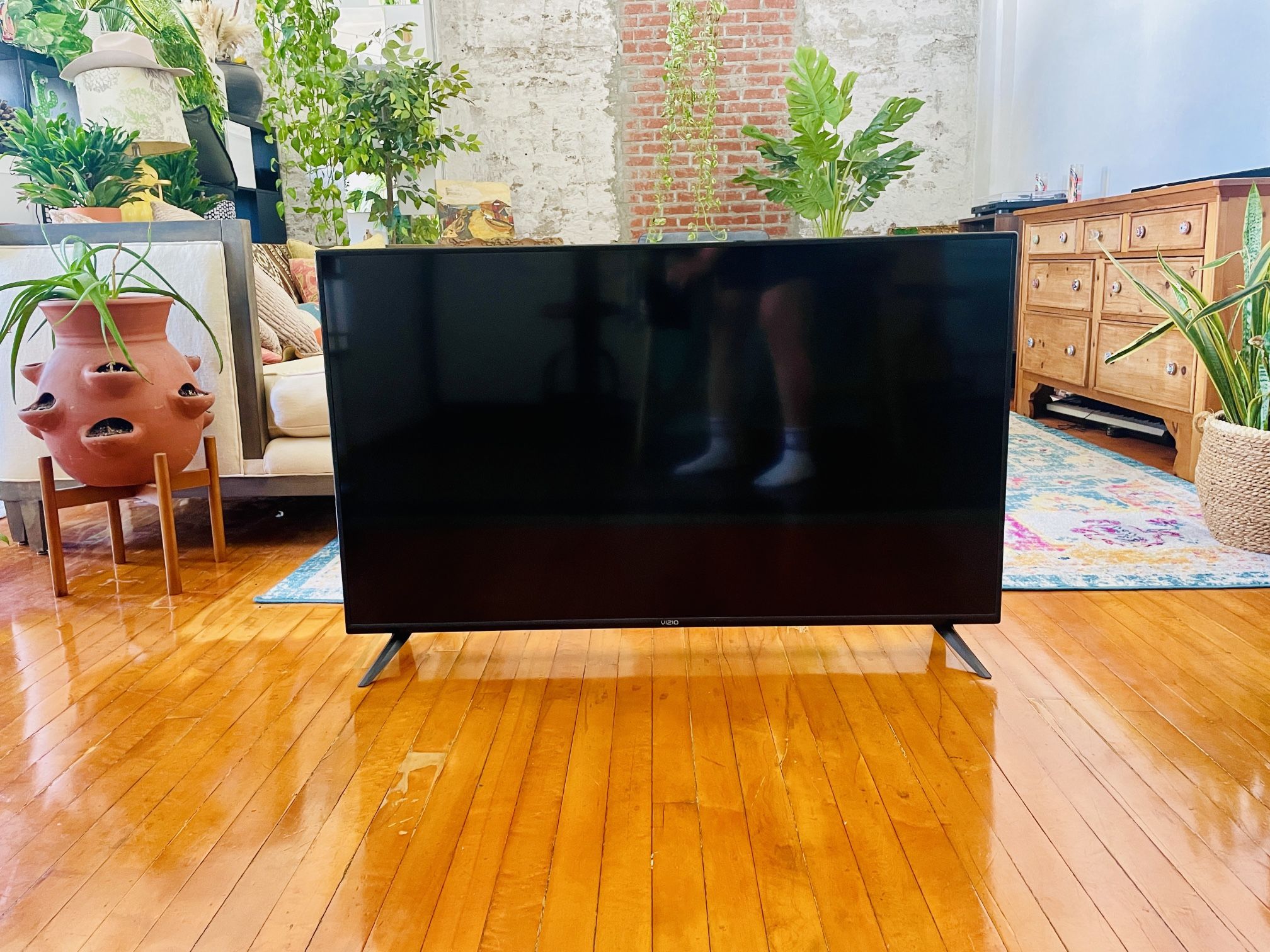 VIZIO 47 or 50” smart TV with remote and cables