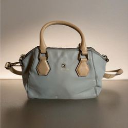 KATE SPADE Gray  Leather Crossbody Handbag Satchel MSRP  $348