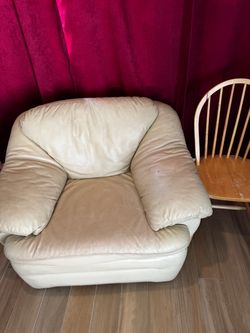 Sofa chair, chair and table