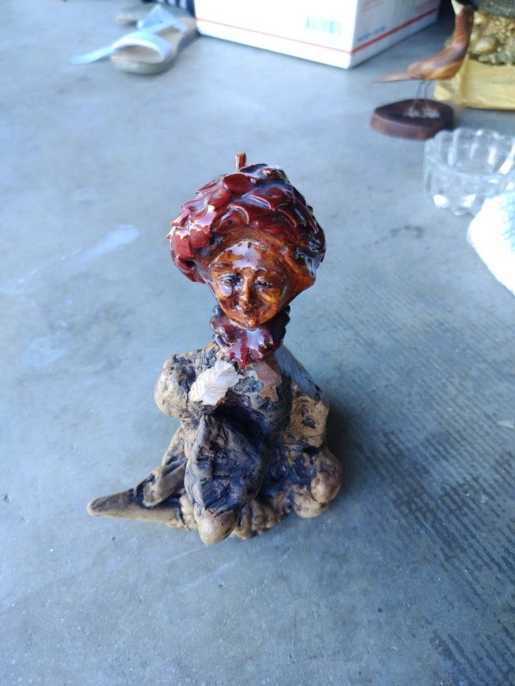 Folk Art Applehead By Shep Shapiro