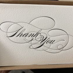 Gartner Studios Blank Thank You Cards-50 Count